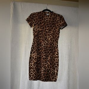 Leopard Print Women's Dress